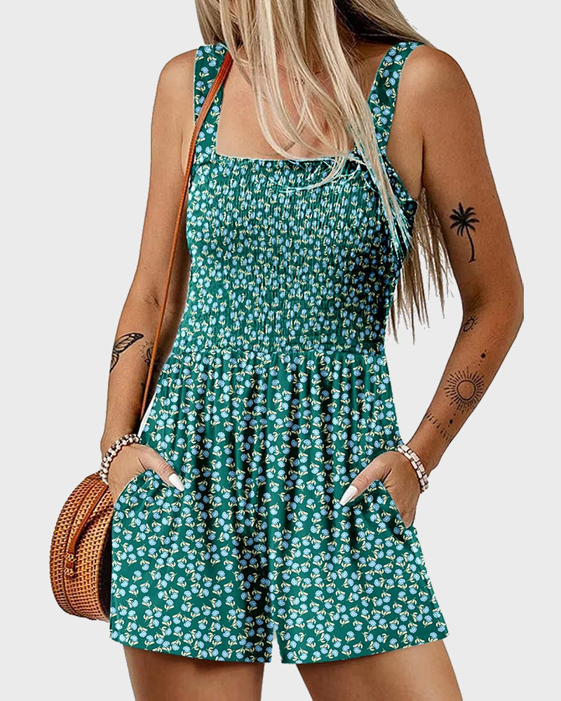 FloraFit Pocket Romper