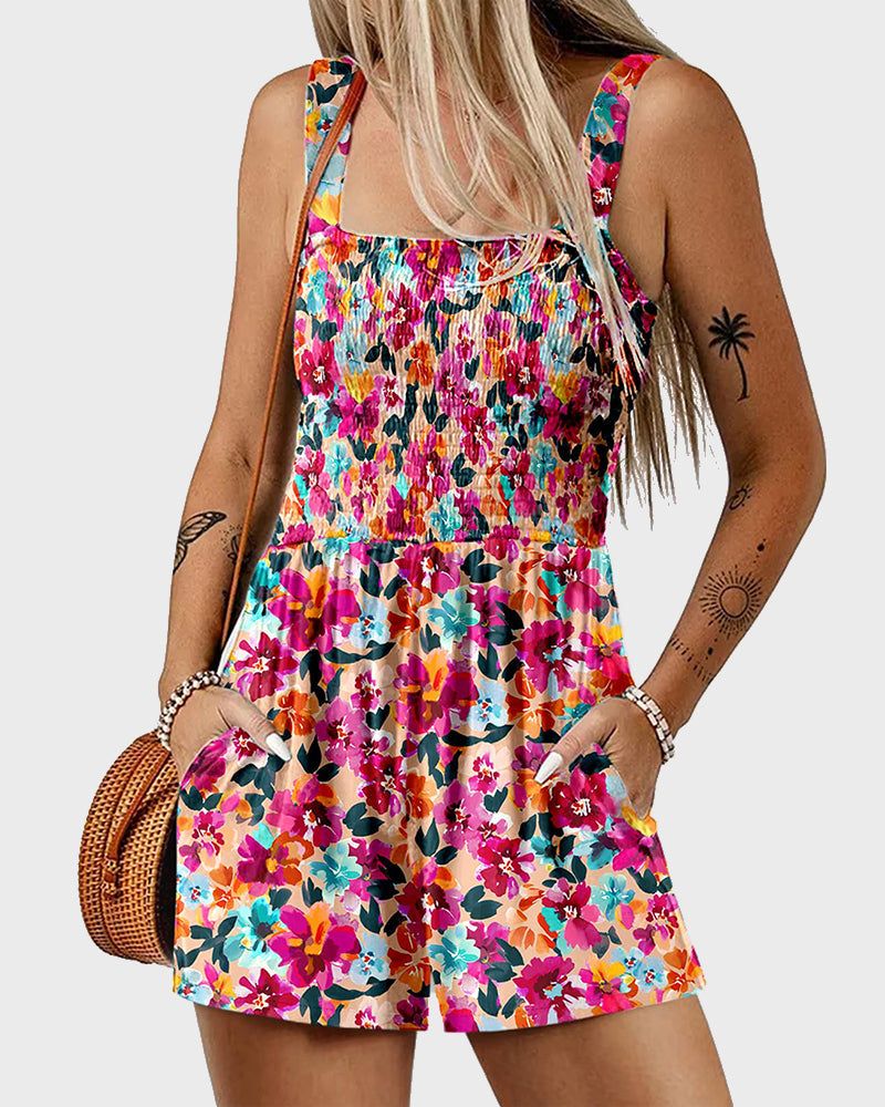 FloraFit Pocket Romper