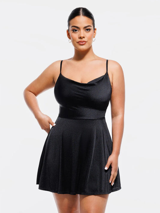 SNATCHED™ Shapewear Skater Dress