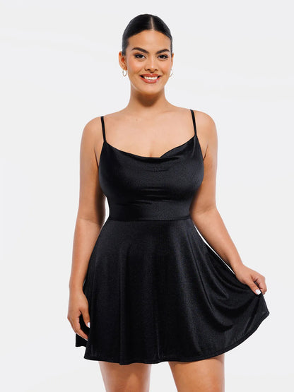 SNATCHED™ Shapewear Skater Dress