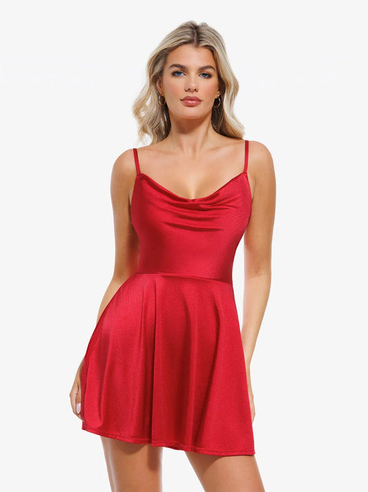 SNATCHED™ Shapewear Skater Dress