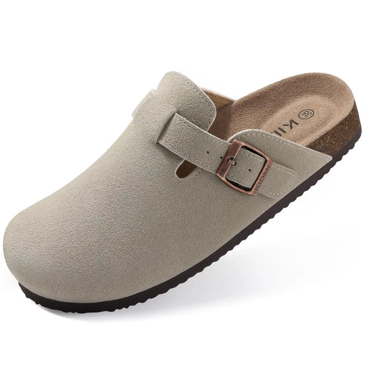 ComfyCork™ Suede Clogs