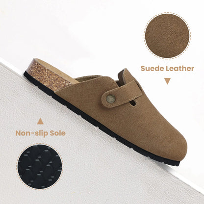 ComfyCork™ Suede Clogs
