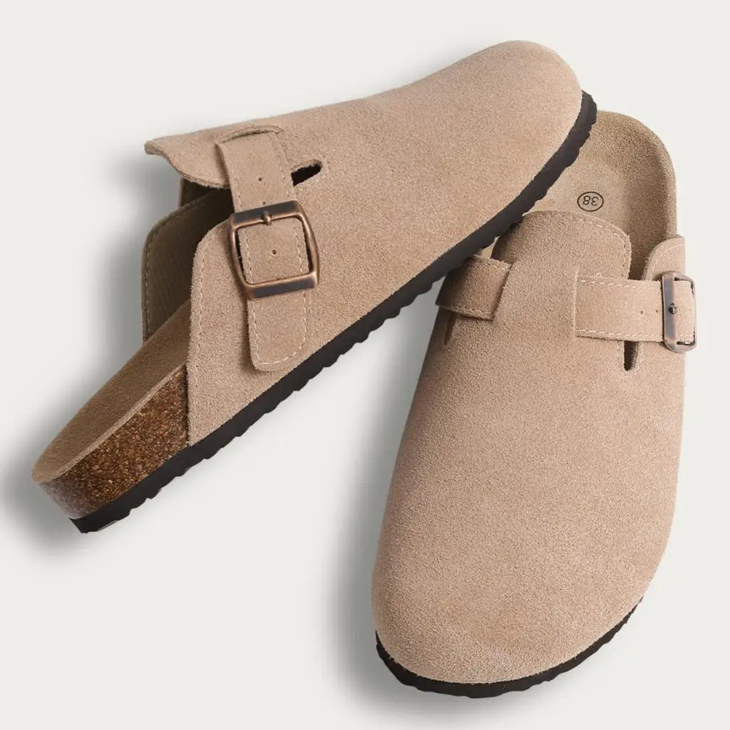 ComfyCork™ Suede Clogs