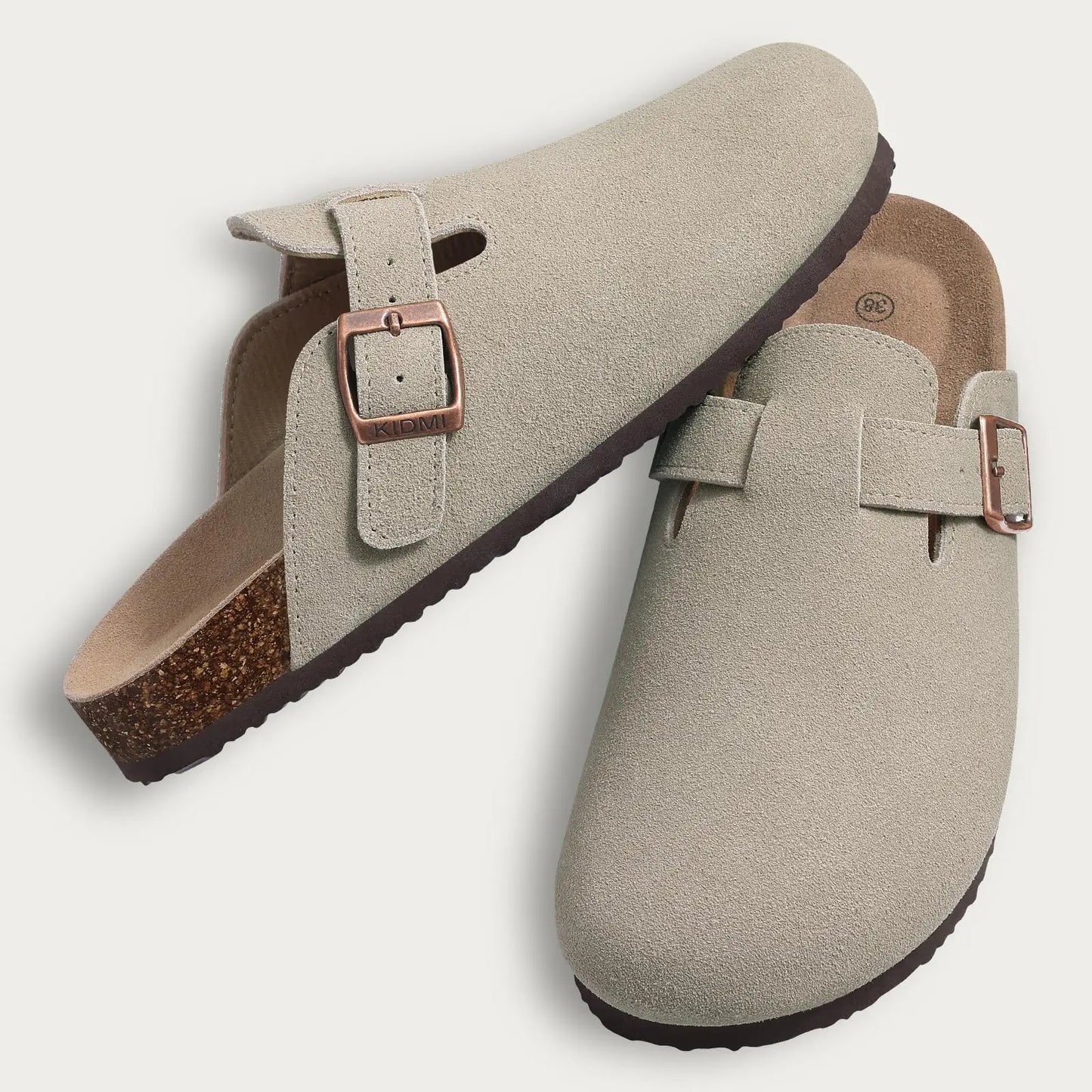 ComfyCork™ Suede Clogs