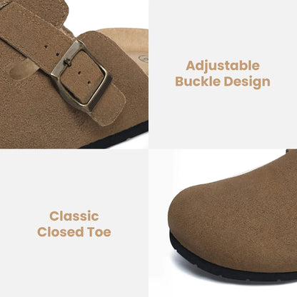 ComfyCork™ Suede Clogs