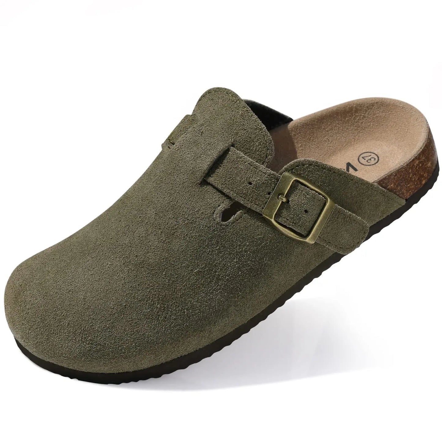 ComfyCork™ Suede Clogs