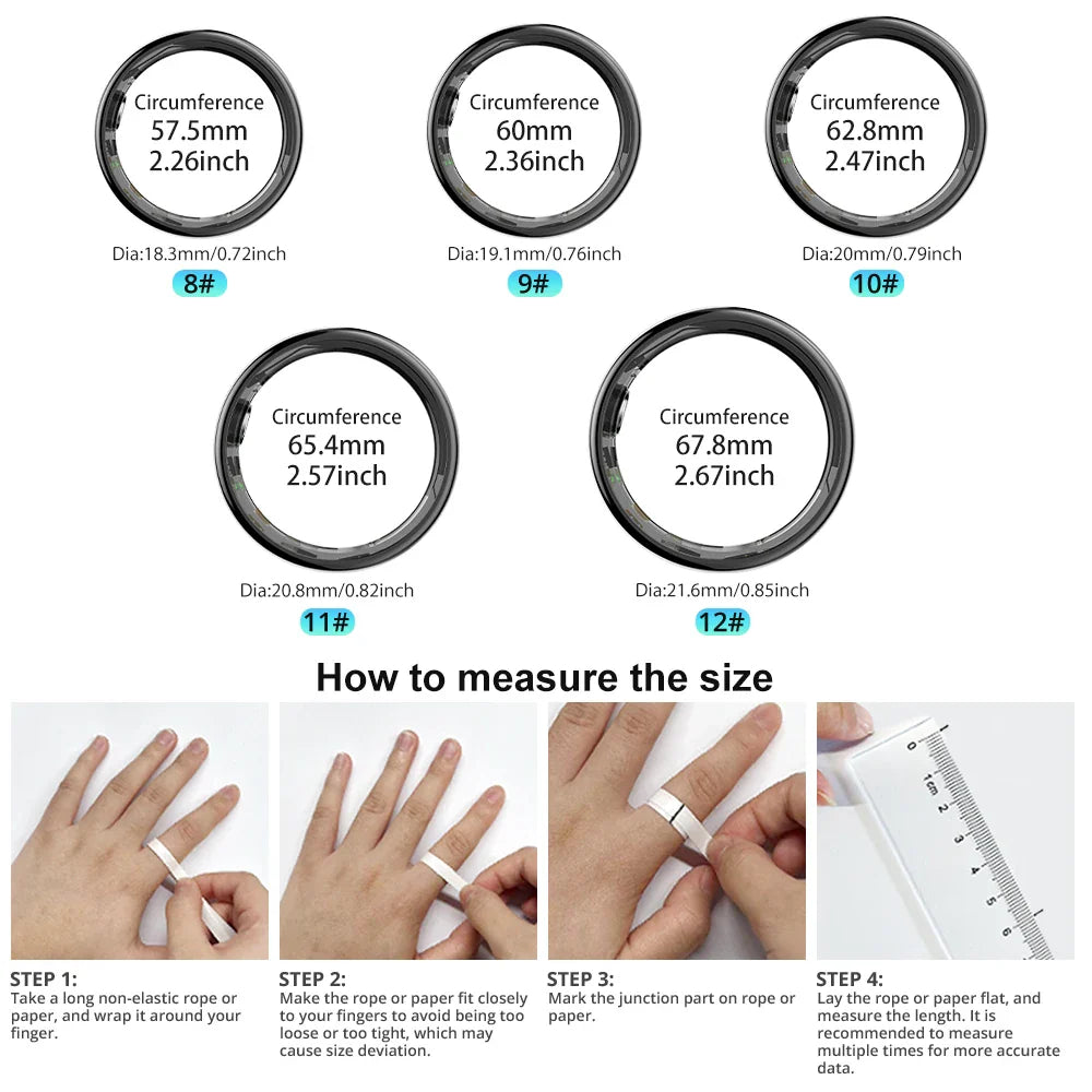 AuraSync™ - Smart Health Ring