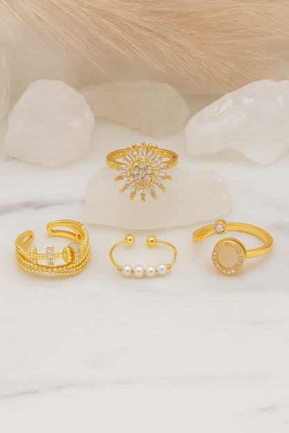 The Serenity Spinner Ring Set