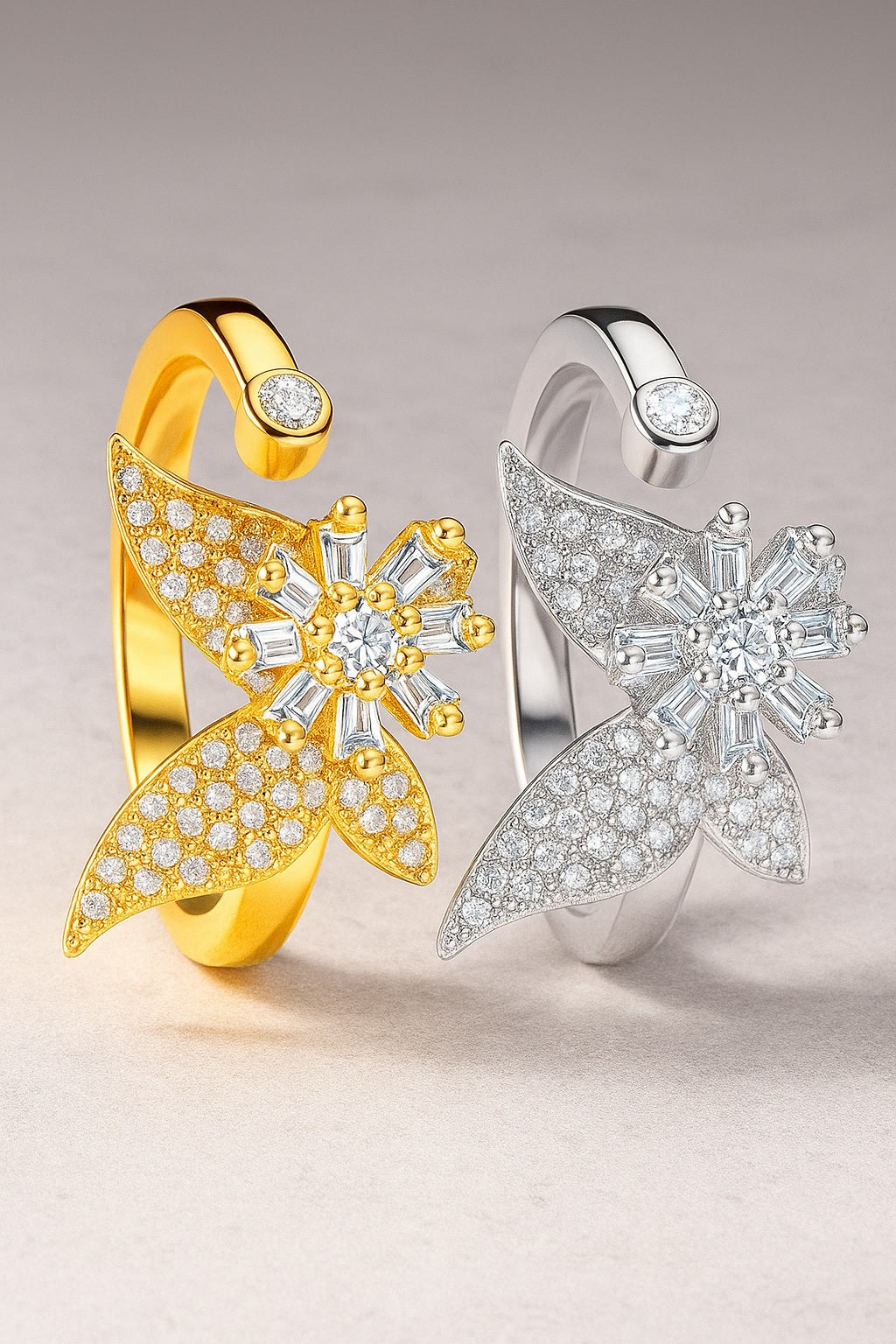 The Serenity Spinner Ring Set