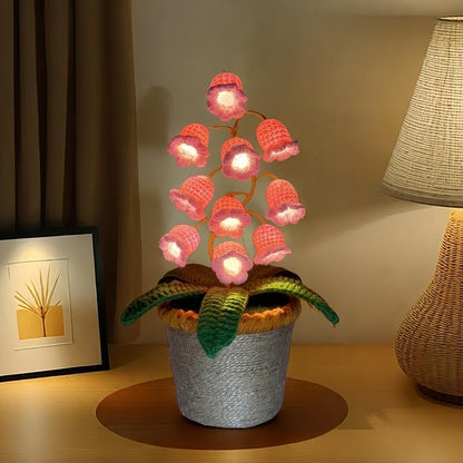 FloralGlow™ Crochet Flower Lamp