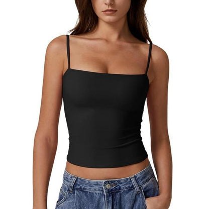 SLIMLINE™ Square Neck Crop Cami