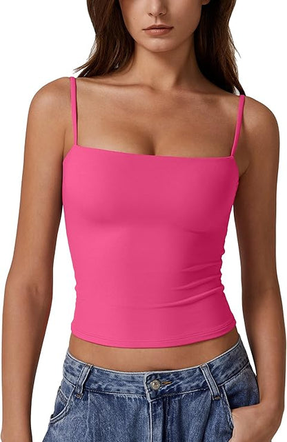 SLIMLINE™ Square Neck Crop Cami