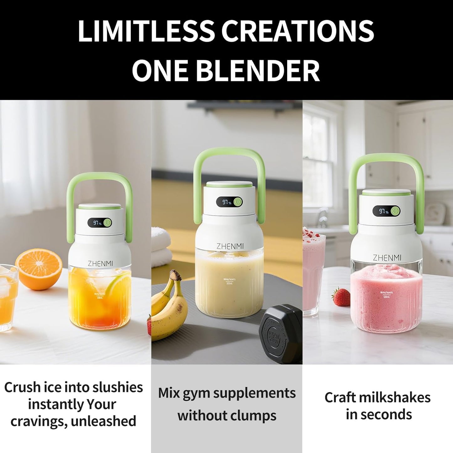 JuiceRush™ Cordless Blender