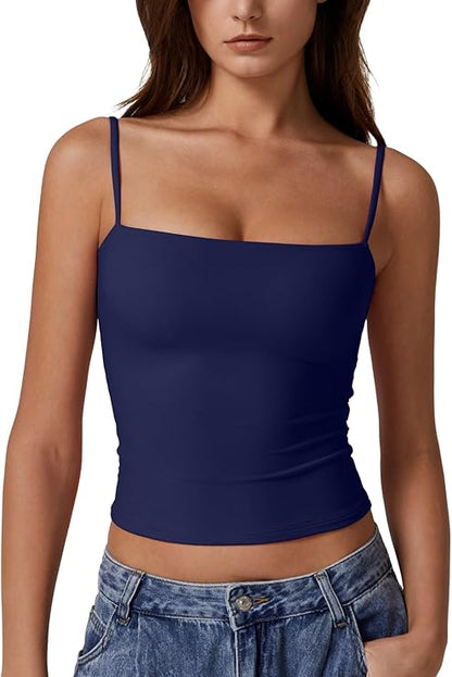 SLIMLINE™ Square Neck Crop Cami