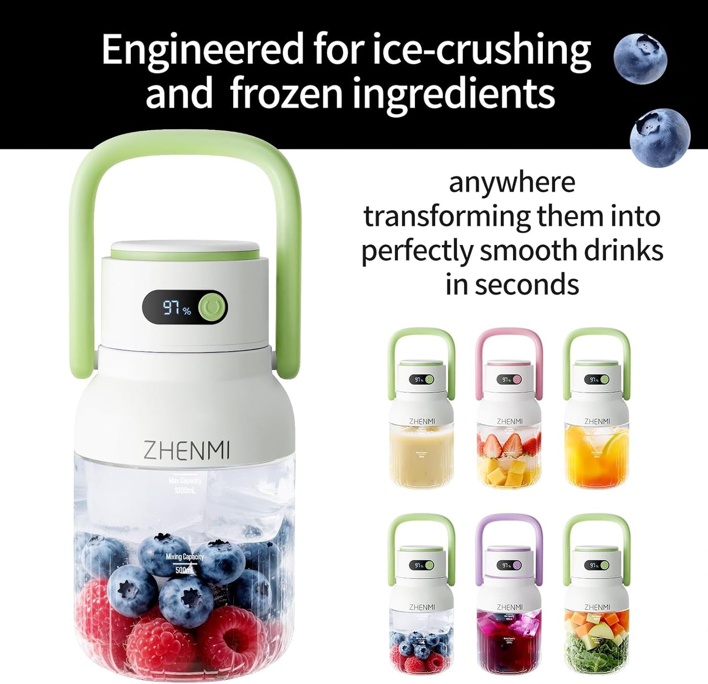 JuiceRush™ Cordless Blender