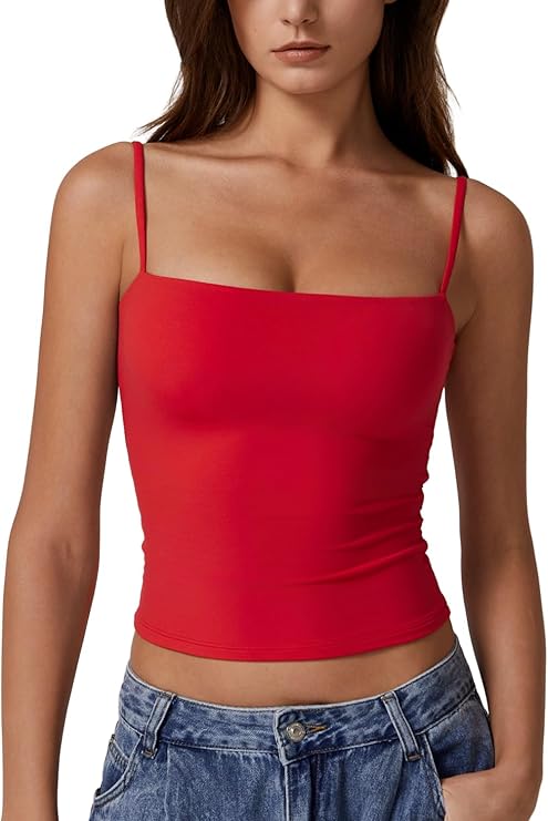 SLIMLINE™ Square Neck Crop Cami