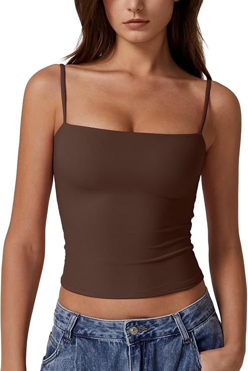 SLIMLINE™ Square Neck Crop Cami