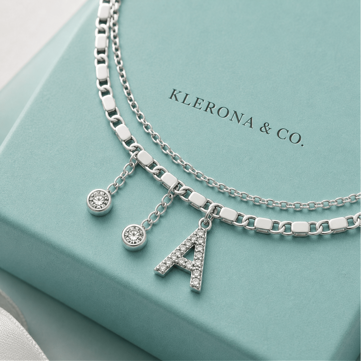 Forever Initial Anklet Set