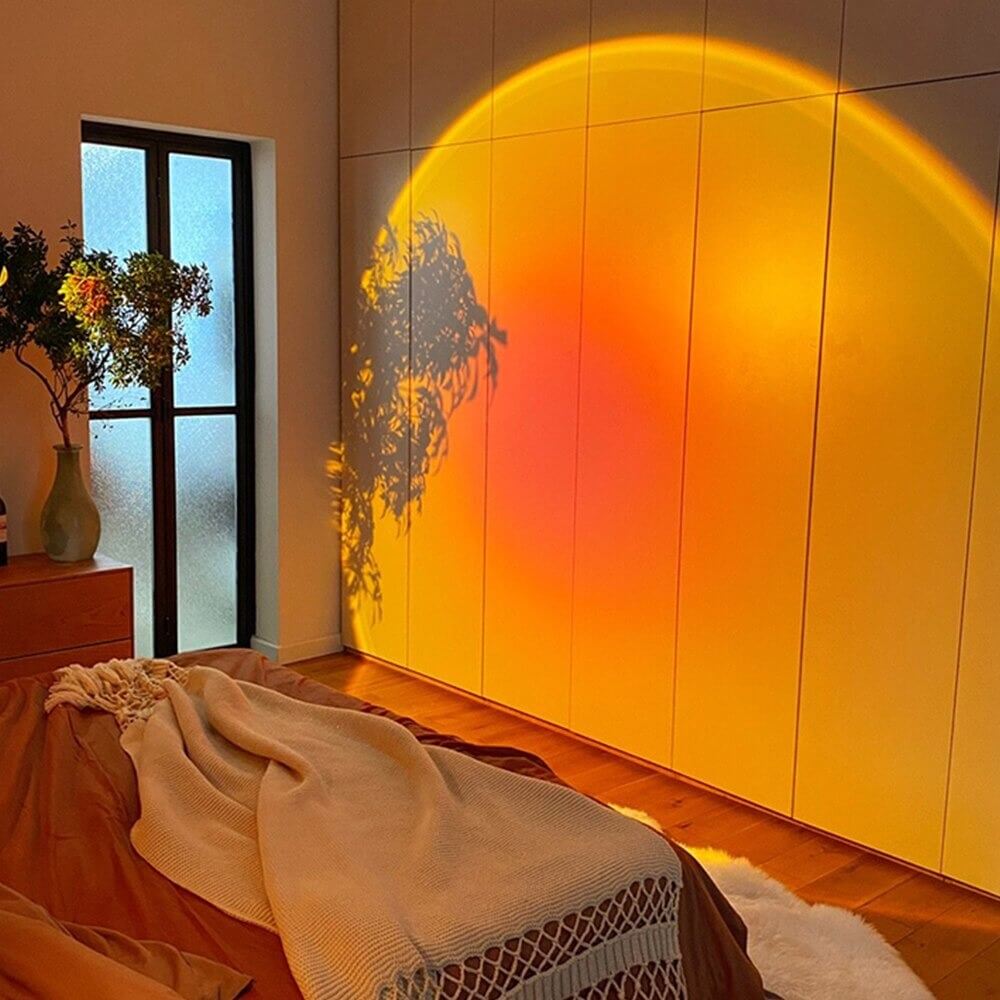 GlowAura™ - Sunset Projection Lamp