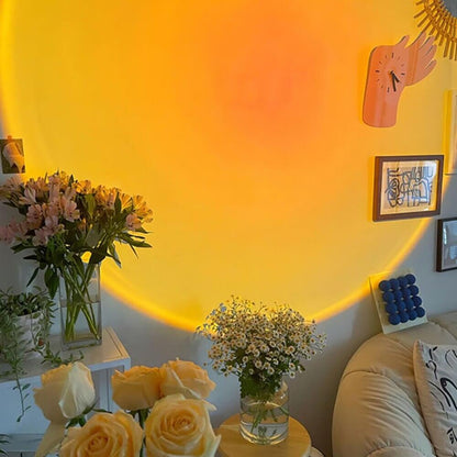 GlowAura™ - Sunset Projection Lamp