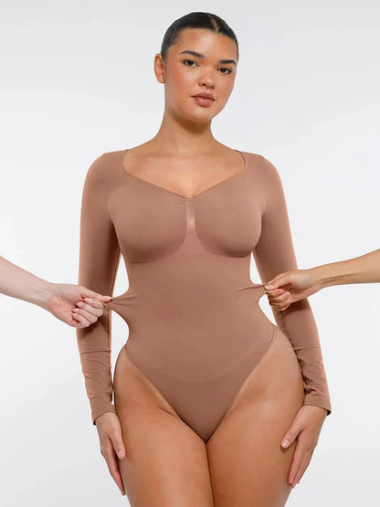 SculptSkin Long Sleeve Bodysuit